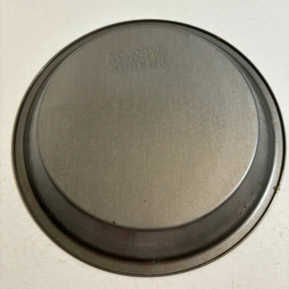 🛍️3/$30 Vintage Ekcoloy metal  round pie cake baking dish pan‎ plate - Picture 5 of 10